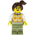 fig-015815 – Kiosk Customer, Tan Torso, Olive Green Legs, Reddish Brown Hair