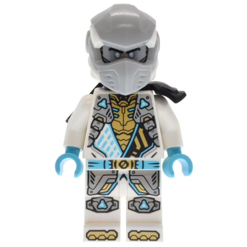 fig-015858 – Zane, Silver Helmet, Katana Holder