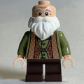 fig-015901 – Professor Filius Flitwick, Beard, Olive Green Vest, Dark Brown Legs