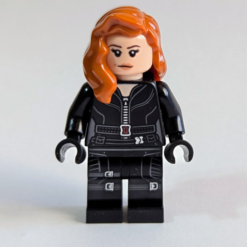 fig-015930 – Black Widow, Black Jumpsuit, Printed Legs (85974 Hair)