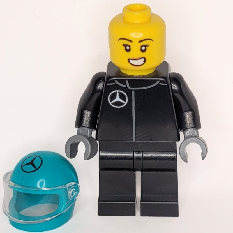 fig-015939 – F1 Driver, Mercedes, Black Suit