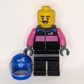 fig-015940 – F1 Driver, Alpine, Black/Dark Pink Suit