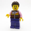 fig-015985 – Camper, Dark Brown/Bright Pink Torso, Dark Purple Legs