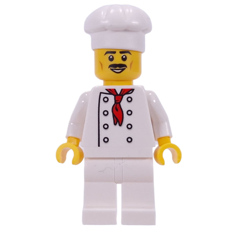 fig-015987 – Chef - White Torso, White Legs, White Hat, White Hat