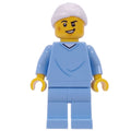 fig-015990 – Patient, Bright Light Blue Scrubs, Bandage