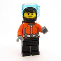 fig-015996 – Diver, Reddish Orange Wetsuit, Black Legs, Black Helmet