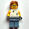 fig-016000 – Scrapyard Worker, White Shirt, Sand Blue Legs, Medium Nougat Hair