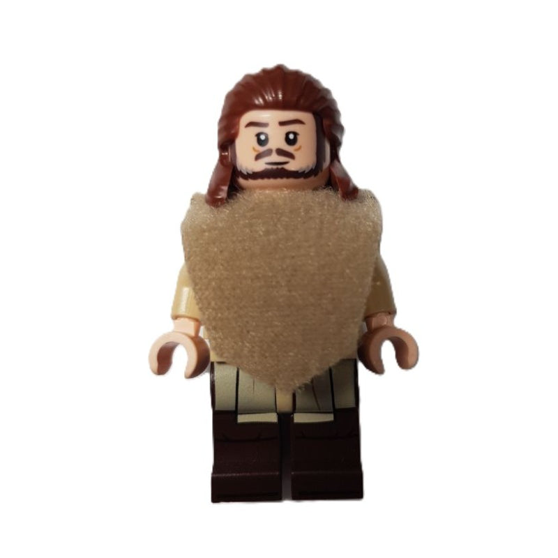 fig-016019 – Qui-Gon Jinn, Poncho, Dark Brown Beard