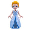 fig-016043 – Cinderella, Bright Light Orange Hair, Full Skirt