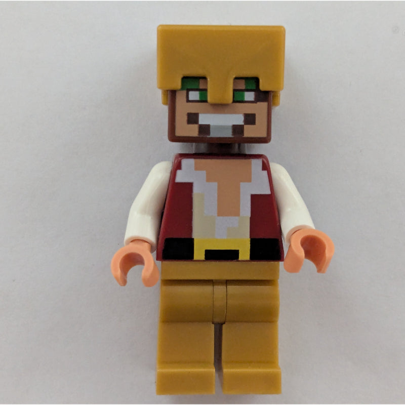 fig-016231 – Minecraft Hero, Gold Helmet