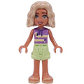 fig-016300 – Nova, Lavender Top, Yellowish Green Skirt