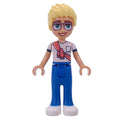 fig-016301 – Olly - White Shirt, Blue Pants