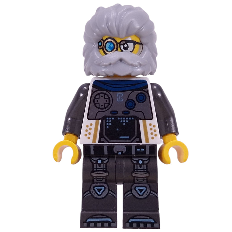 fig-016366 – Mr. Oz, White Torso, Pearl Titanium Legs