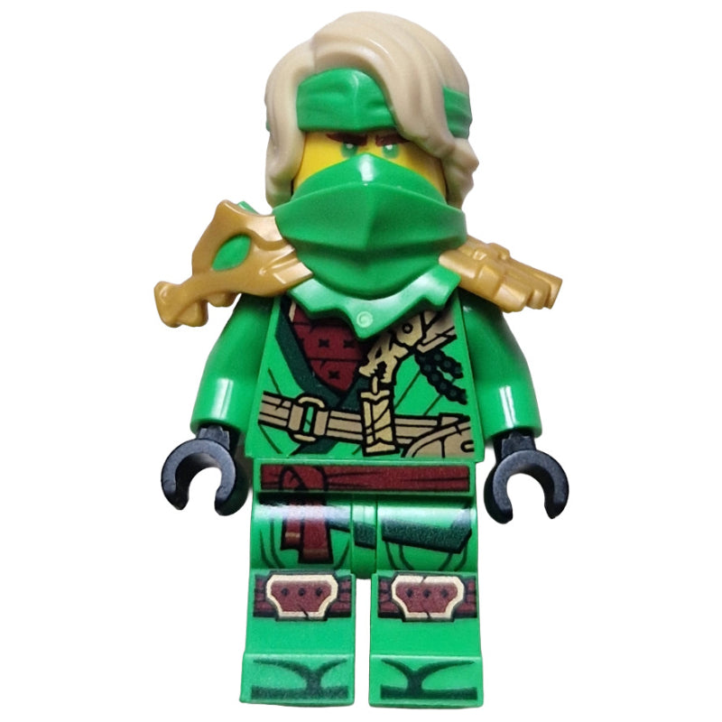 fig-016378 – Lloyd, Bright Green Shoulder Armor and Mask, Hair