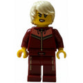 fig-016414 – Skier, Dark Red Suit, Tan Hair