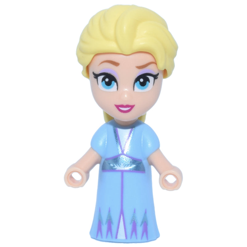 fig-016420 – Elsa - Microdoll, Bright Light Blue Dress, Hair in Tail