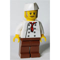 fig-016511 – Chef - White Torso, Reddish Brown Legs
