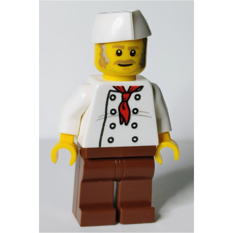 fig-016511 – Chef - White Torso, Reddish Brown Legs