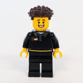 fig-016581 – Store Employee, Black Suit, Dark Brown Hair