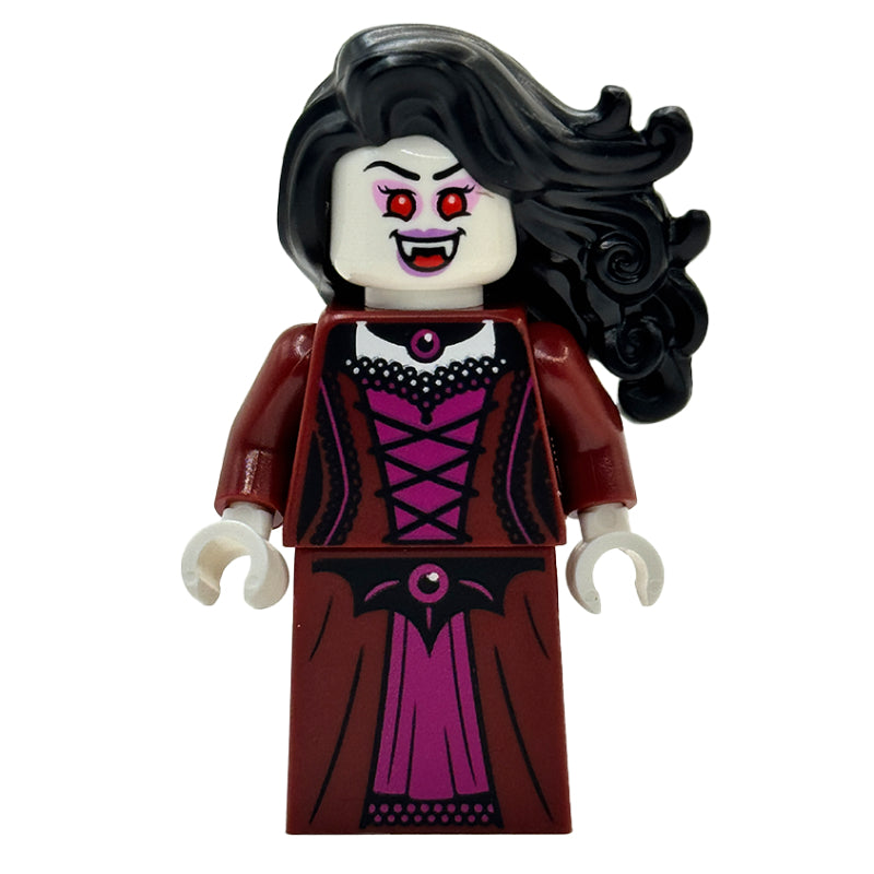 fig-016674 – Vampire, Dark Red Dress, Black Hair