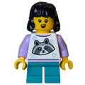 fig-016704 – Kid, White Torso, Dark Turquoise Legs, Black Hair