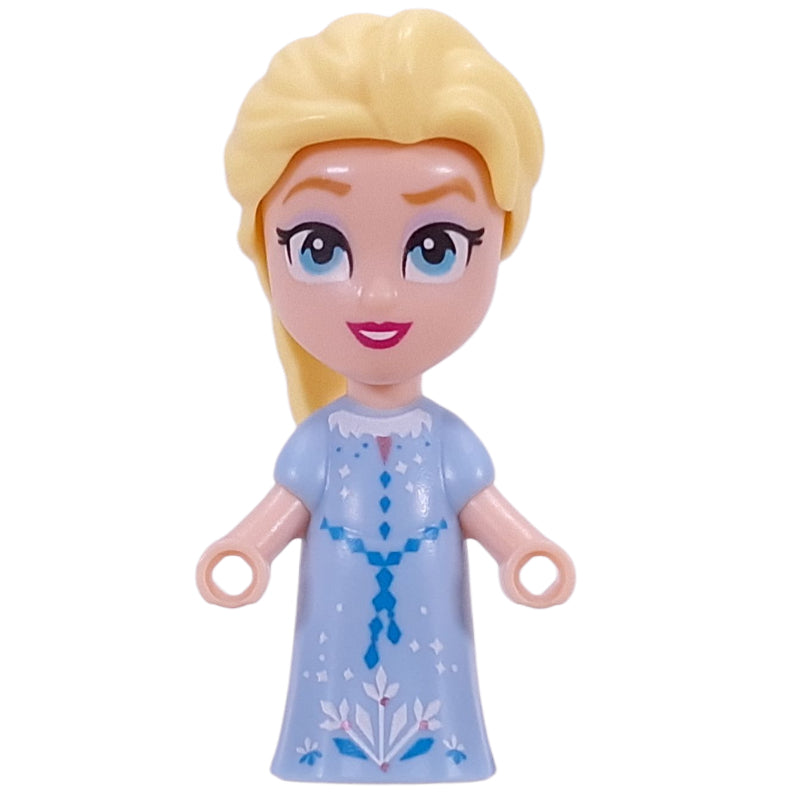 fig-016732 – Elsa - Microdoll, Bright Light Blue Dress, Hair in Tail