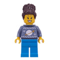 fig-016753 – Sand Blue Sweater, Dark Azure Legs, Dark Brown Hair
