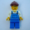 fig-016849 – Farmer, Blue Overall, Reddish Brown Cap