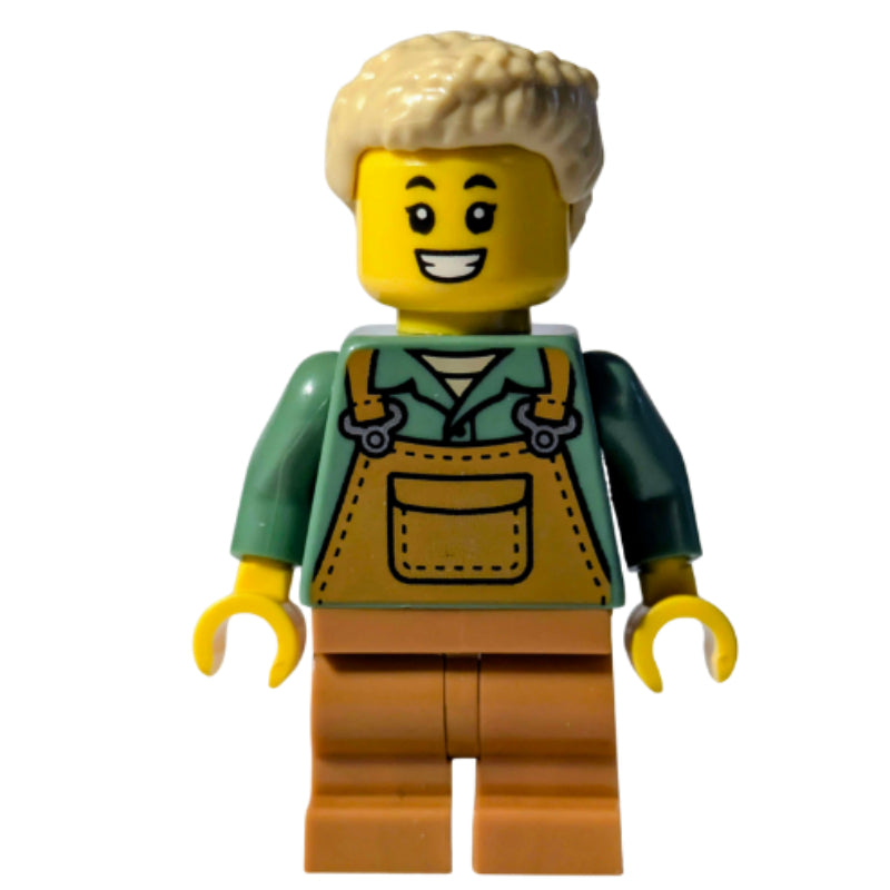 fig-016971 – Elf, Sand Green Torso, Medium Nougat Legs, Tan Hair