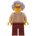 fig-017046 – Grandma, Tan Torso, Reddish Brown Legs, Light Bluish Grey