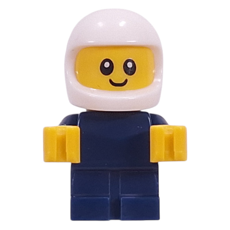 fig-017086 – Baby, Racer, Dark Blue Body, White Helmet