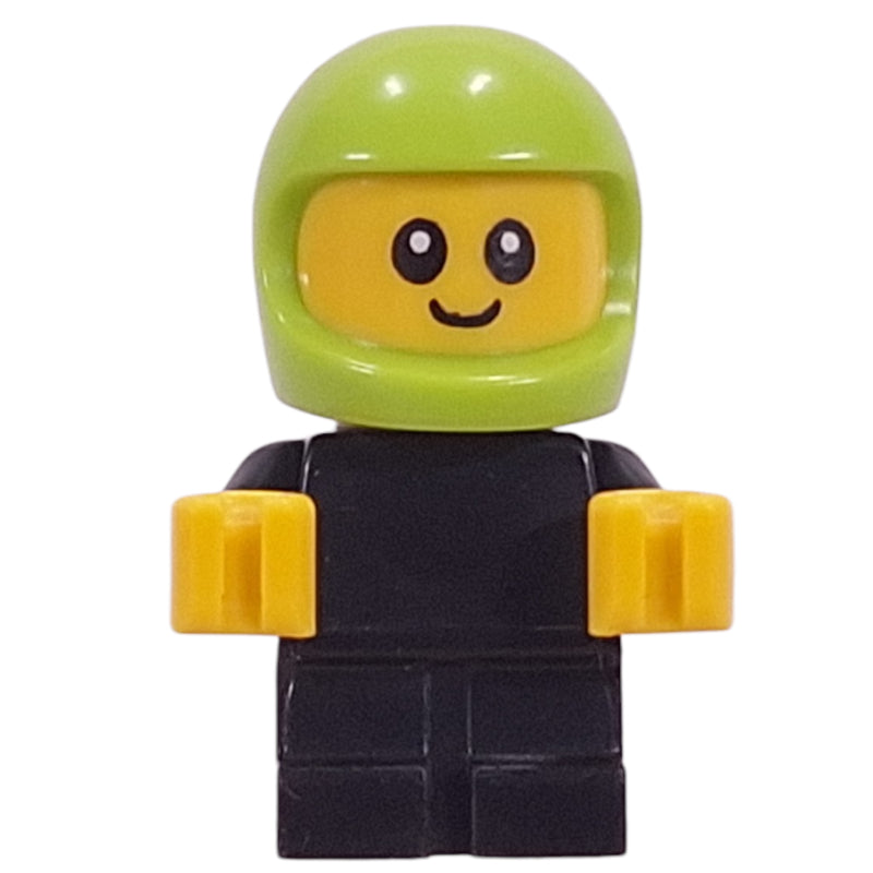 fig-017089 – Baby, Racer, Black Body, Lime Helmet