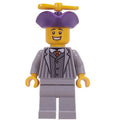 fig-017248 – Light Bluish Grey Suit, Dark Purple Tricorn